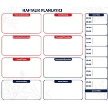 Haftalık Planlayıcı, Yüzeye Zarar Vermeyen Sihirli Inovatif Akıllı Kağıt, Saatlik Planlayıcı