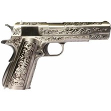 We Aırsoft Colt 1911 Etched Gbb Airsoft Gravür Işlemeli