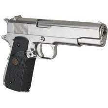 We Aırsoft Colt 1911 A1 Sılver Pro Grıps Aırsoft Tabanca