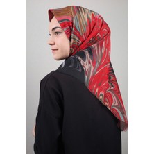 Bonjela Desenli Keten Soft Eşarp - Desen-15 - Renk-03-93