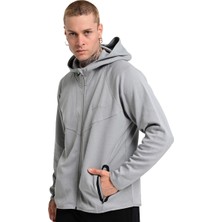 Sportive Navarra Erkek Gri Günlük Stil Eşofman Üstü 24KE010-GRI