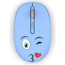 Inca Weeny IWM-245RB  Desing 3D Wireless Mouse- Mavi