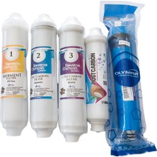 Reverse Osmosis Kapalı Kasa 5'li Su Arıtma Filtre Seti