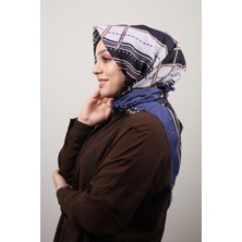Bonjela Desenli Keten Soft Eşarp - Desen-17 - Renk-09-93