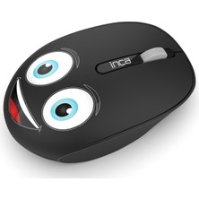 Inca Weeny IWM-245RB  Desing 3D Wireless Mouse- Siyah