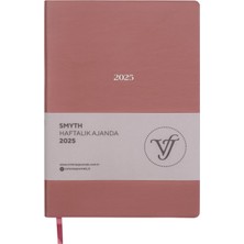 Victoria's Journals Smyth 2025 Haftalık Ajanda A5 14 x 21 cm Esnek Kapak Ivory 80 gr