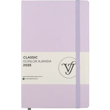 Victoria's Journals Classic 2025 Günlük Ajanda 13X21 cm Sert Kapak Ivory 70GR.