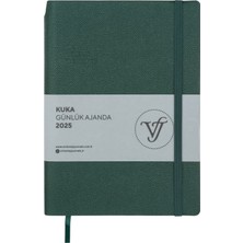 Victoria's Journals Kuka 2025 Günlük Ajanda A5 14 x 21 cm Esnek Kapak Ivory 80 gr