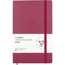 Victoria's Journals Classic 2025 Haftalık Ajanda 13X21 cm Sert Kapak