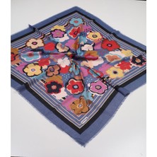 Bonjela Desenli Keten Soft Eşarp - Desen-20 - Renk-09-93