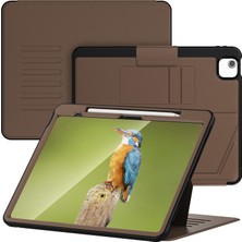 XFashion iPad Air 13 (2024) Pc+Tpu+Pu Kart Yuvalı U Şeklinde Stand Tablet Kapağı (Yurt Dışından)