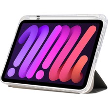 XFashion iPad 10.9 (2022) Üç Katlı Stand Deri Tablet Kapağı Otomatik Uyandırma / Uyku Karbon Fiber Doku (Yurt Dışından)