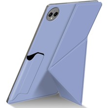 XFashion Huawei Matepad Pro 12.2 (2024) Deri Origami Standı Manyetik Tablet Kapağı Otomatik Uyandırma / Skeep (Yurt Dışından)