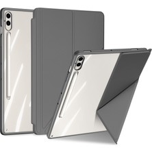 XFashion Samsung Galaxy Tab S9+ / S9 Fe+ Deri Origami Standı Otomatik Uyandırma / Uyku Kapağı (Yurt Dışından)