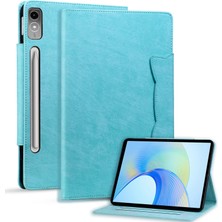 XFashion Lenovo Tab P12 Darbeye Dayanıklı Kılıf Manyetik Toka Pu Deri Tablet Kapağı Kart Yuvaları ile (Yurt Dışından)