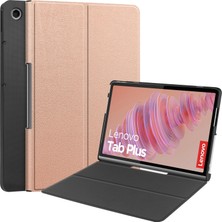 XFashion Lenovo Tab Plus Standı Kılıf Darbeye Dayanıklı Deri Tablet Kapağı (Yurt Dışından)