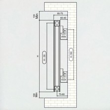 Aeon Smyrna Alüminyum Radyatör Panel 600 x 1745 25 Dilim Beyaz RAL9010