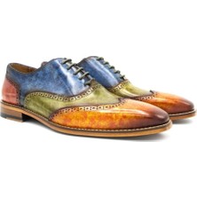 Gacco Mixed Color Pelitte Patina Dress Shoes