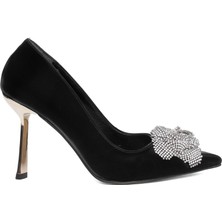 Miss Park Moda PM439 K990 Kadın Abiye Ayakkabı Siyah