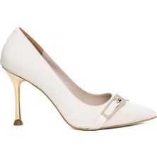 Miss Park Moda PM450 K409-2 Kadın Abiye Ayakkabı Ten