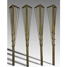 Venna Home Gold 75cm-4'lü Demir Masa Ayak, Demir Ayak , Dresuar Ayağı, Masa Ayağı, Demir Ayaklar, Masa Ayakları