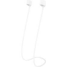 bbtech Airpods 1. / Pro / 2. / 3. / 4. / Max Uyumlu Manyetikli Silikon Boyun Askısı Düşmeyi Engelleyen Ip