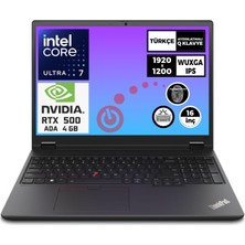 Lenovo Thinkpad P16V G2 Ultra 7 155H 32GB 6tb SSD 4 GB Rtx 500 Ada 16" Wuxga Freedos 21KYS03CTX 015