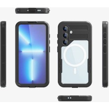 Z-Mobile Samsung S24 Plus Su Geçirmez Kılıf Magsafe Waterproof Shockproof Ip 68 Sertifikalı Su Altı Kılıf