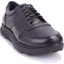 Dagoster DZA32-203 Siyah Günlük Deri Kadın Ayakkabı