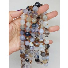 Yaşam Tohumu Akik Taşı Dizi 12MM (53384)