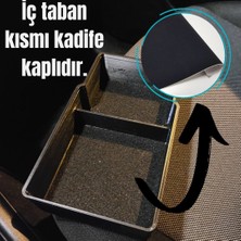 Egea Uyumlu  Kadife Kaplı Kolçak Organizer 2 Bölmelisedan-Hatchback-Stationwagon-Cross Uyumlu