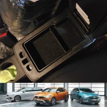 Egea Uyumlu  Kadife Kaplı Kolçak Organizer 2 Bölmelisedan-Hatchback-Stationwagon-Cross Uyumlu
