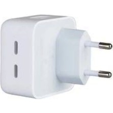 35 Watt Hızlı Şarj Adaptörü Type-C Girişli Çift Girişli Hızlı Şarj Adaptörü