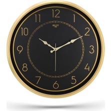 Galaxy Gold Çerçeve Latin Rakam Duvar Saati 50CM