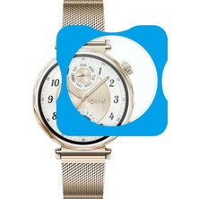 Novstrap Huawei Watch Gt5 41MM ile Uyumlu Ekran Koruyucu 9h Temperli Cam Kolay Uygulama Aparatlı