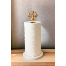 Dekoratifli Doğal Mermer Gold Metal Mercan Rulo Havluluk & Peçetelik