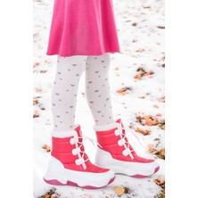 Kiko Kids Alison Bağcıklı Kız Çocuk Kar Botu Fuşya - Pembe