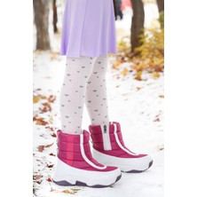 Kiko Kids Pablo Fermuarlıı Kız Çocuk Kar Botu Pembe