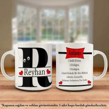Reyhan İsmi ve Anlamı İsme Özel Tasarım Kupa Bardak Arkadaş ve Sevdiklerinize Hediyelik