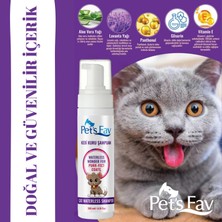 Pets Fav Kedi Bit Pire Kene ve Parazit Önleyici Kuru Köpük Şampuanı