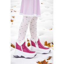 Kiko Kids Pamela Fermuarlı Kız Çocuk Kar Botu Mor