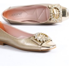 Capone Outfitters Adriana 058 Kadın Taşlı Babet