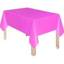 Renkli Masa Örtüsü Seti -Şık Plastik Masa Örtüsü, Canlı Renkler ve Kolay Temizlik 137*183 cm