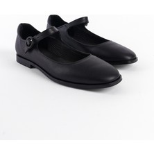 Capone Outfitters Beth Hakiki Deri Mary Jane Kadın Ayakkabı