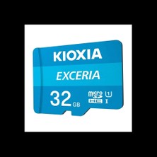 Kıoxıa 32GB Exceria, LMEX1L032GG2, Uhs-1,  CL10, 100MB/S, Microsd Kart Bellek (Sd Adaptörlü)