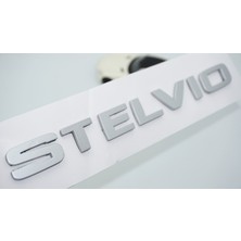 Dk Tuning Alfa Romeo Stelvio Gri Abs 3m 3D Bagaj Yazı Logo Arma