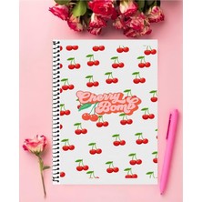 Rollas Store Kiraz Chery Bomb Meyve Temalı A4 Defter