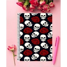 Rollas Store Gotik Temalı A4 Boyutu Telli Defter