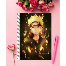 Rollas Store Naruto Anime A4 Boyutunda Telli Defter