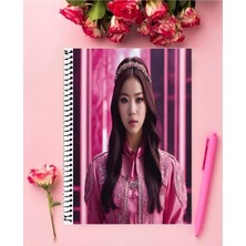 Rollas Store Blackpink Kpop Defter 1 Adet Özel Tasarım A4 Boyutu Telli Orta Boy Defter